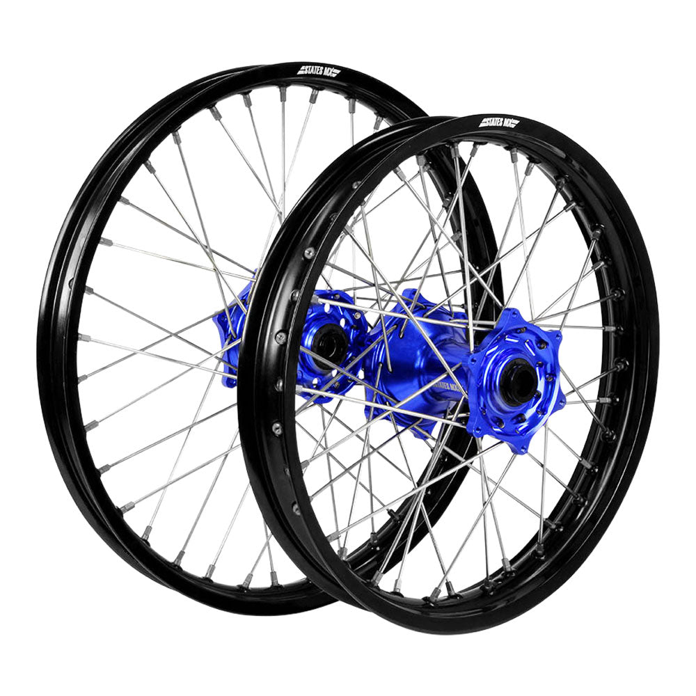 STATES MX Wheel Set 14/17 HUSQ TC85 SW Black/Blue/Silver