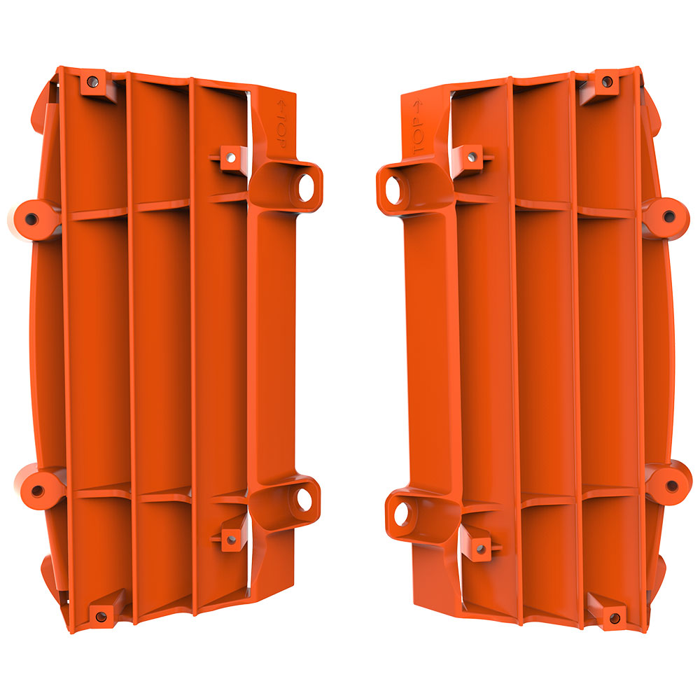 POLISPORT Radiator Louvers KTM  16-23 Orange*