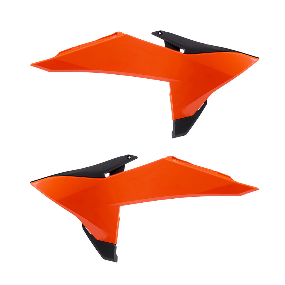 POLISPORT Radiator Shrouds KTM SX-SXF 25-26 Orange/Black