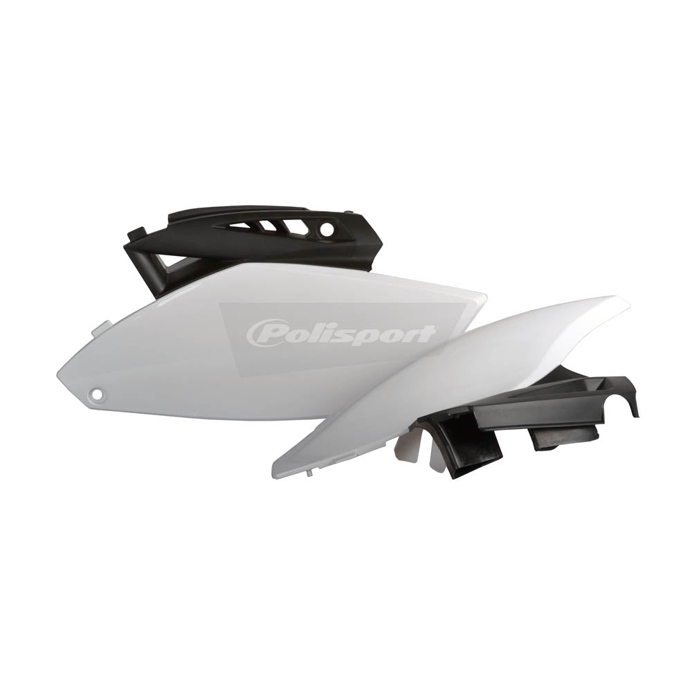 POLISPORT Side Panels YAM YZ250F 2010 White/Black^
