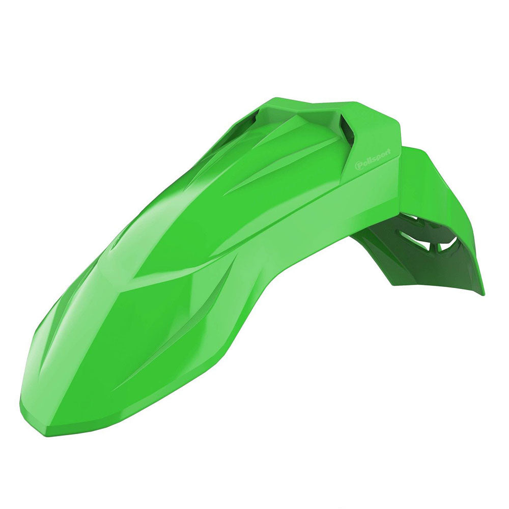 POLISPORT Fender Front Supermoto Green^