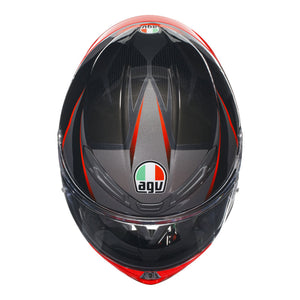 AGV K6 S Slashcut Black/Red XL