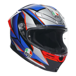AGV K6 S Slashcut Blue/Red M