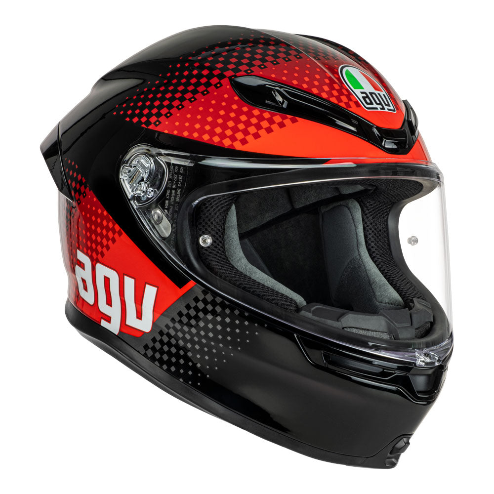 AGV K6 S Smu Fision Black/Red L