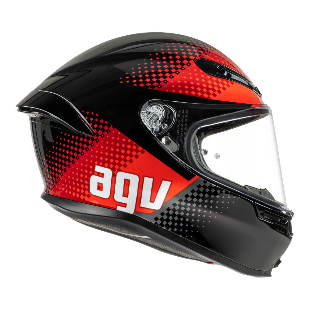 AGV K6 S Smu Fision Black/Red L