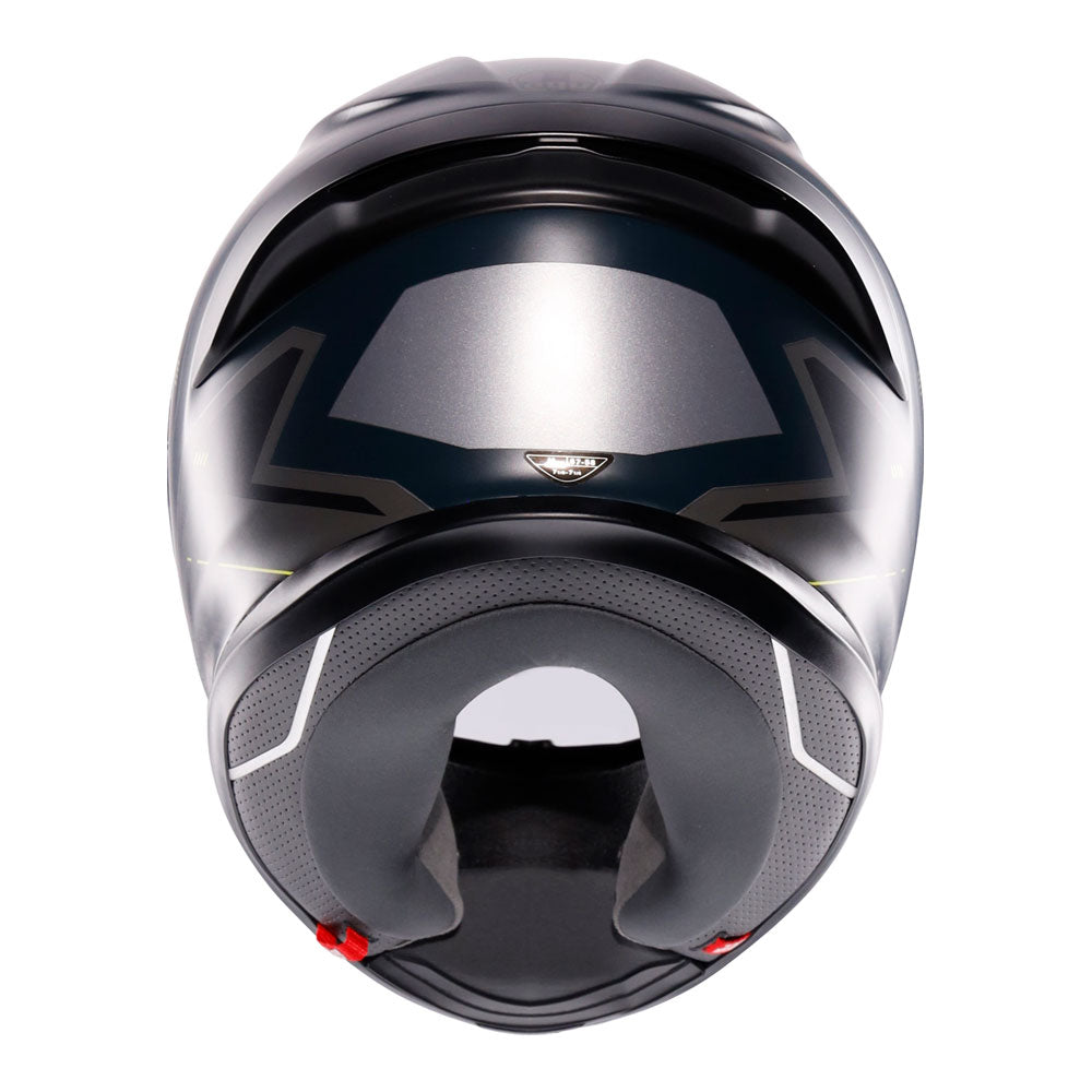 AGV K6 S Enhance Matt Grey/Fluro Yellow M
