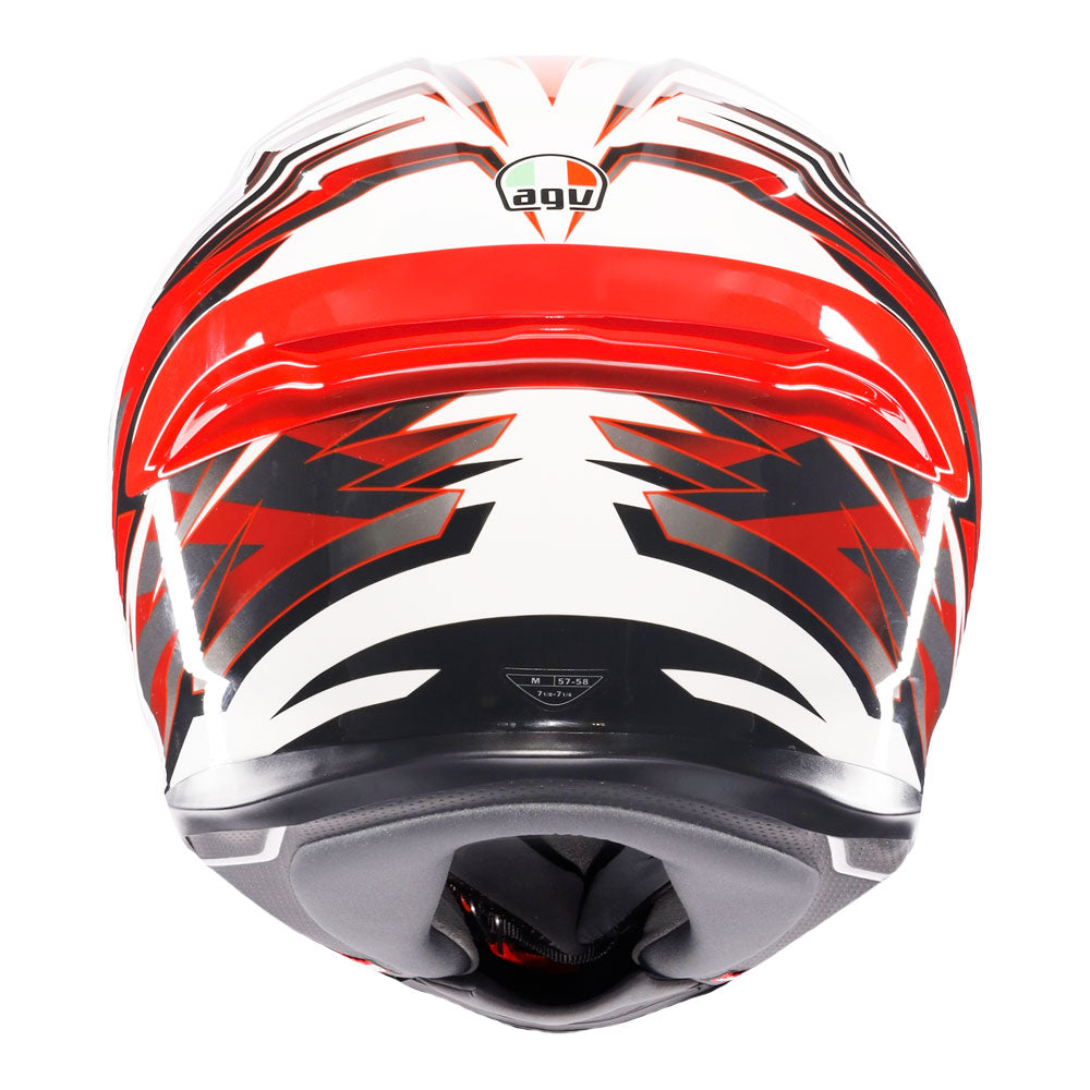 AGV K6 S Reeval White/Red/Grey XS