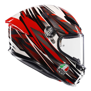 AGV K6 S Reeval White/Red/Grey S