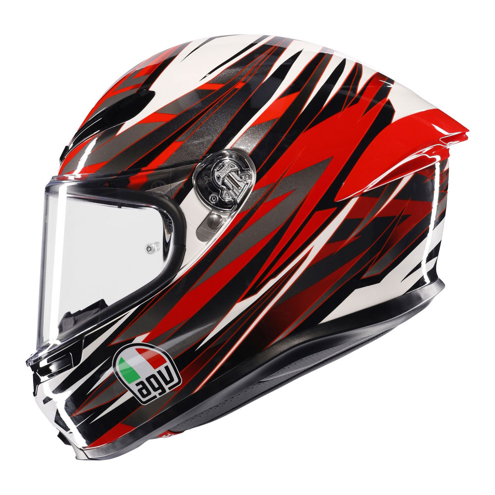 AGV K6 S Reeval White/Red/Grey S