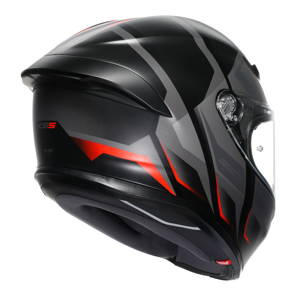 AGV K6 S Karve Black/Grey/Red M
