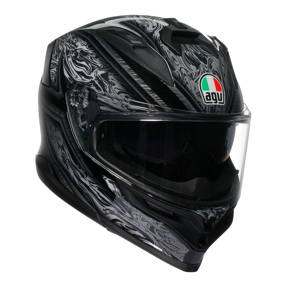 AGV K7 Damascus Black/Silver XL