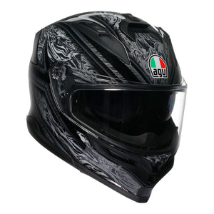 AGV K7 Damascus Black/Silver XL