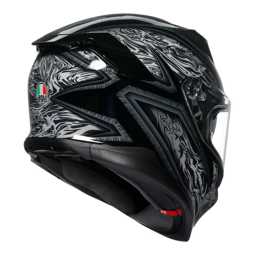 AGV K7 Damascus Black/Silver XL