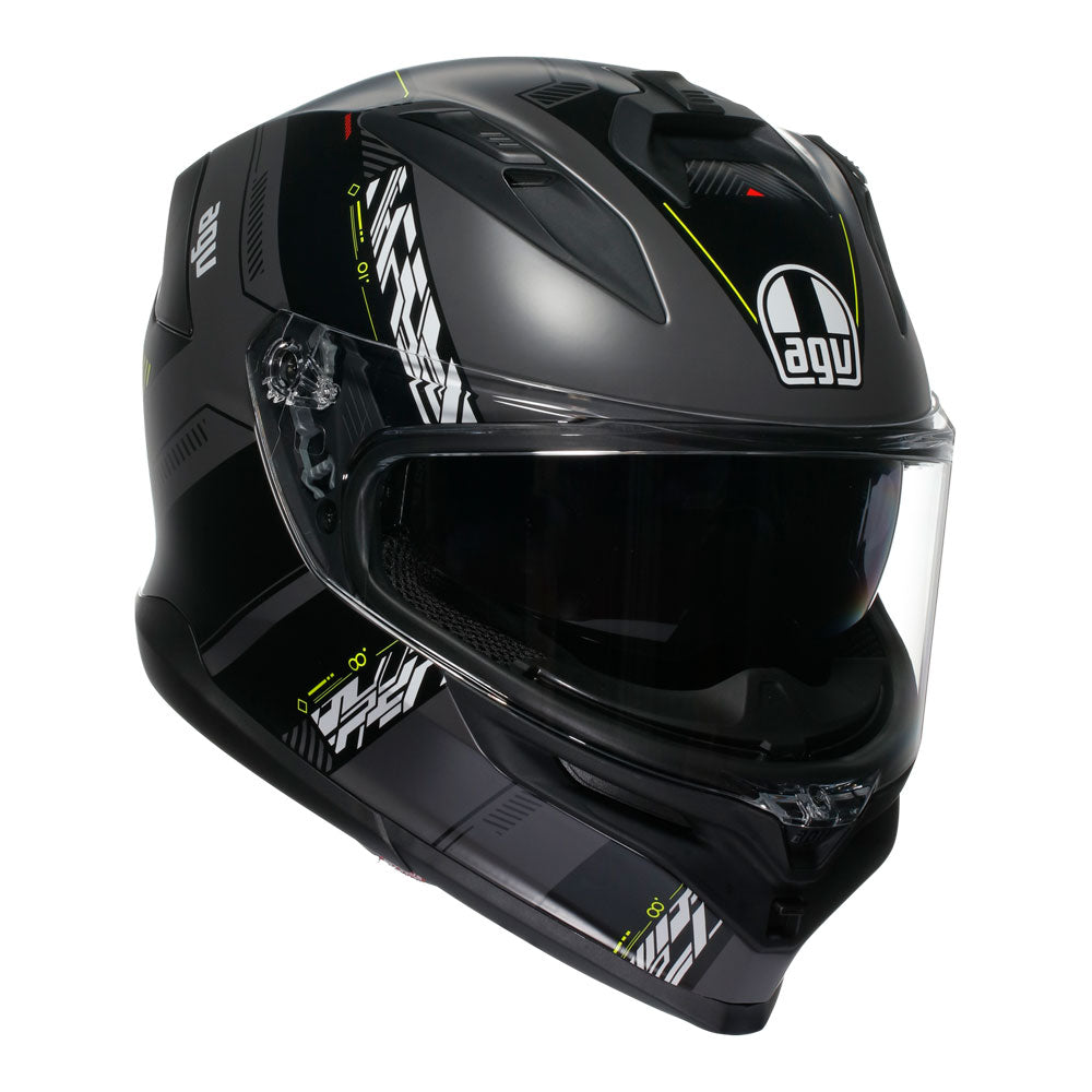 AGV K7 Kyber Matt Grey/Fluoro Yellow XL