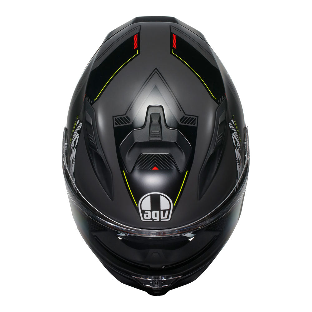 AGV K7 Kyber Matt Grey/Fluoro Yellow L
