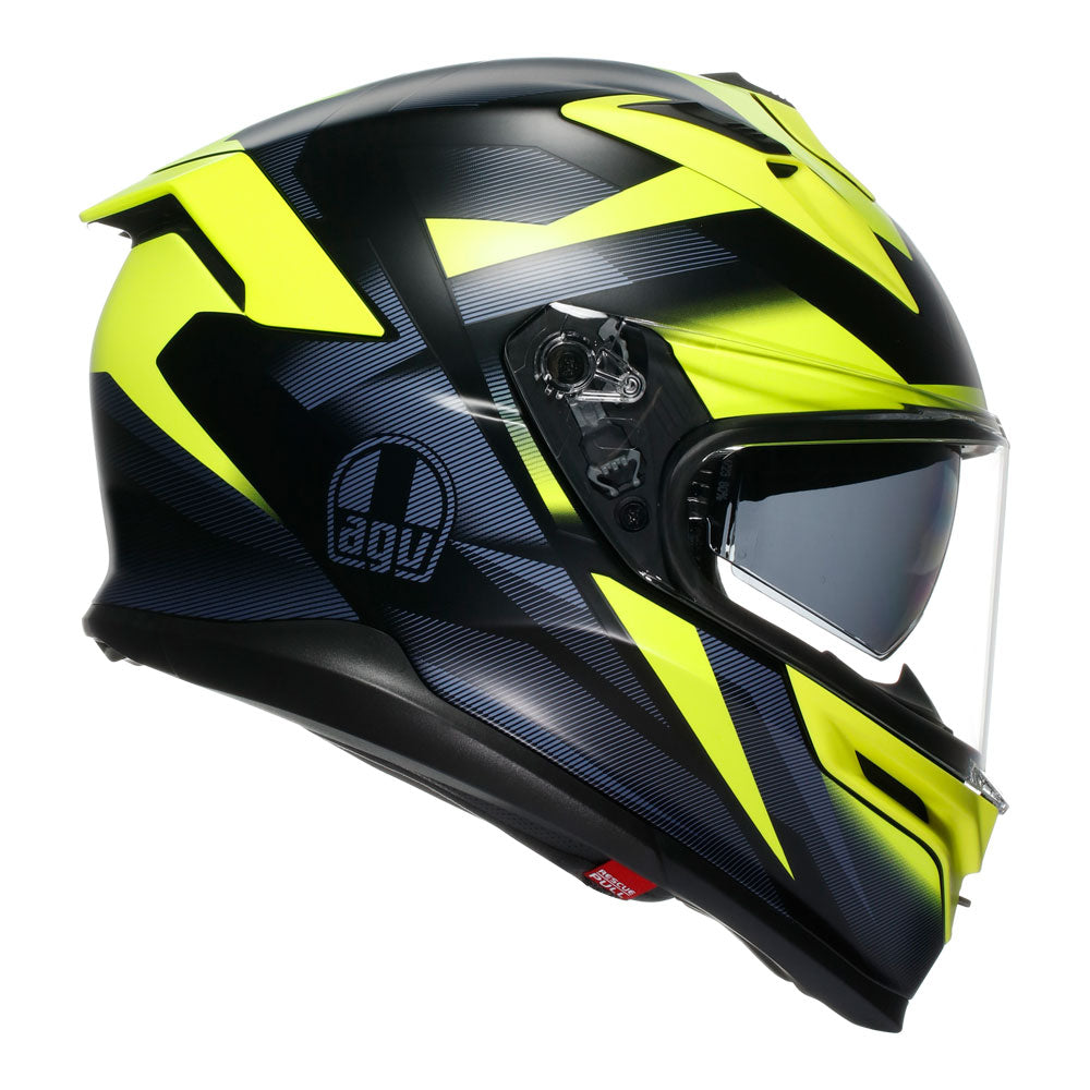 AGV K7 Glimpse Black/Fluoro Yellow L