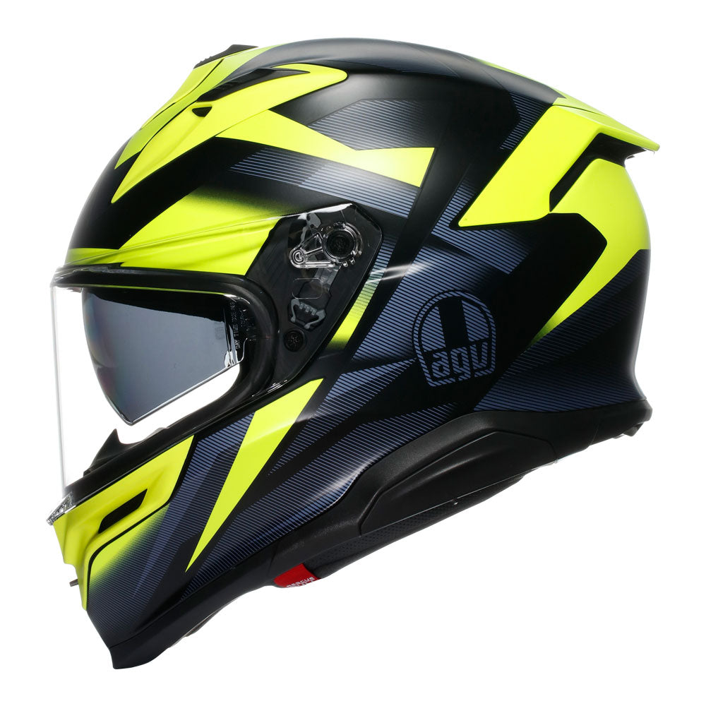AGV K7 Glimpse Black/Fluoro Yellow L