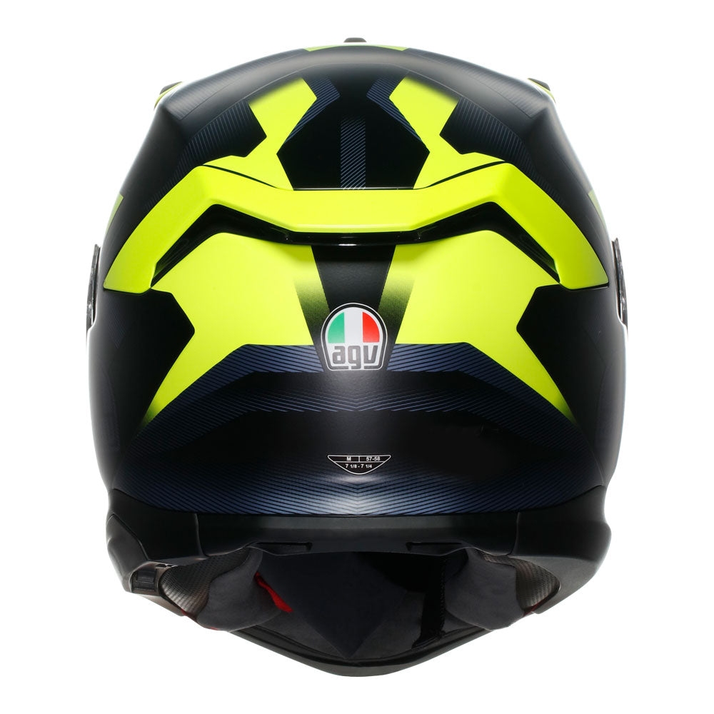 AGV K7 Glimpse Black/Fluoro Yellow L