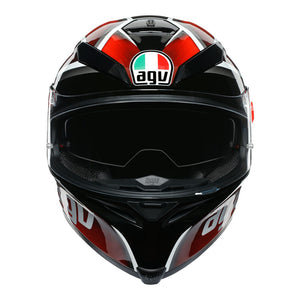 AGV K5 S Tempest Black/Red S*