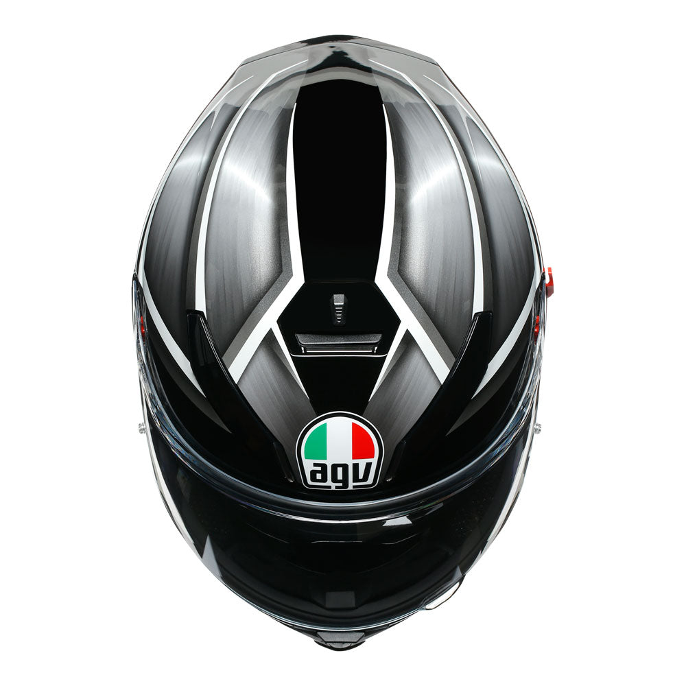 AGV K5 S Tempest Black/Silver MS*