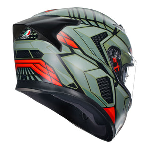 AGV K3 Decept Matt Black/Green/Red M
