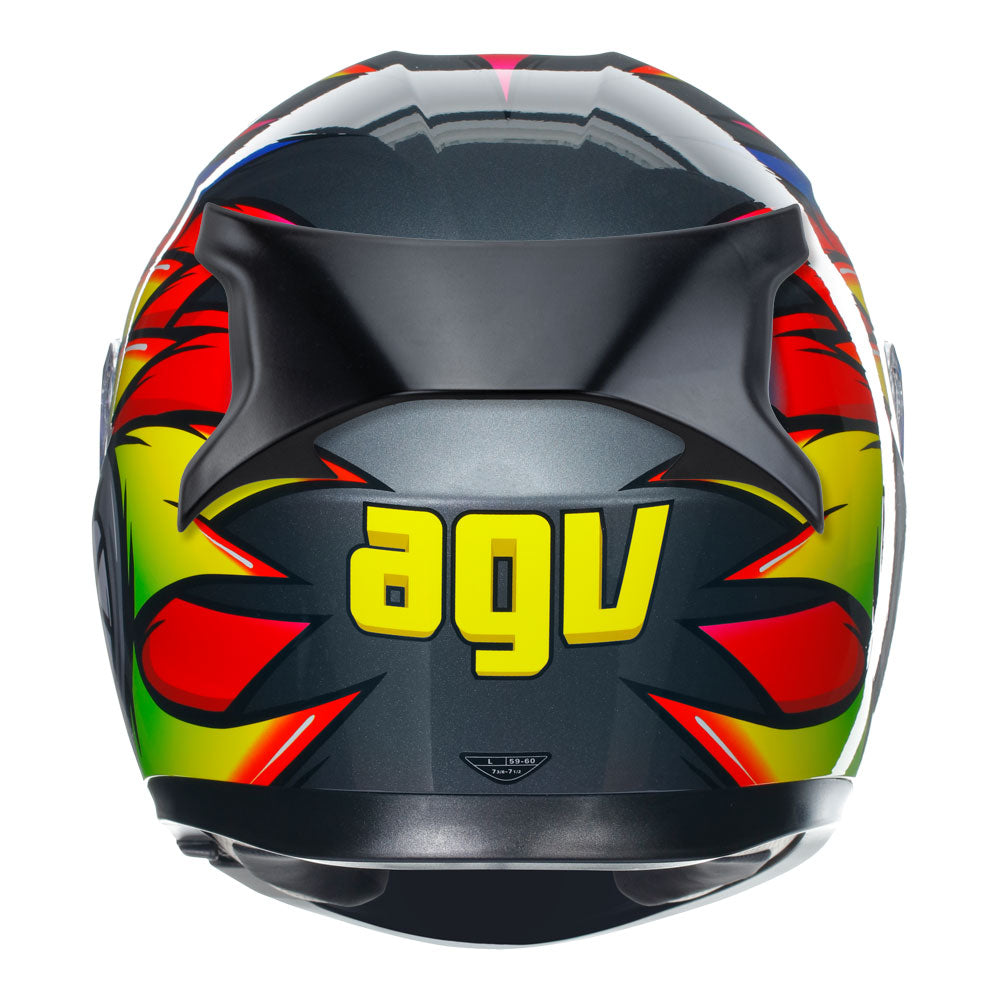 AGV K3 Birdy 2.0 Grey/Yellow/Red XL