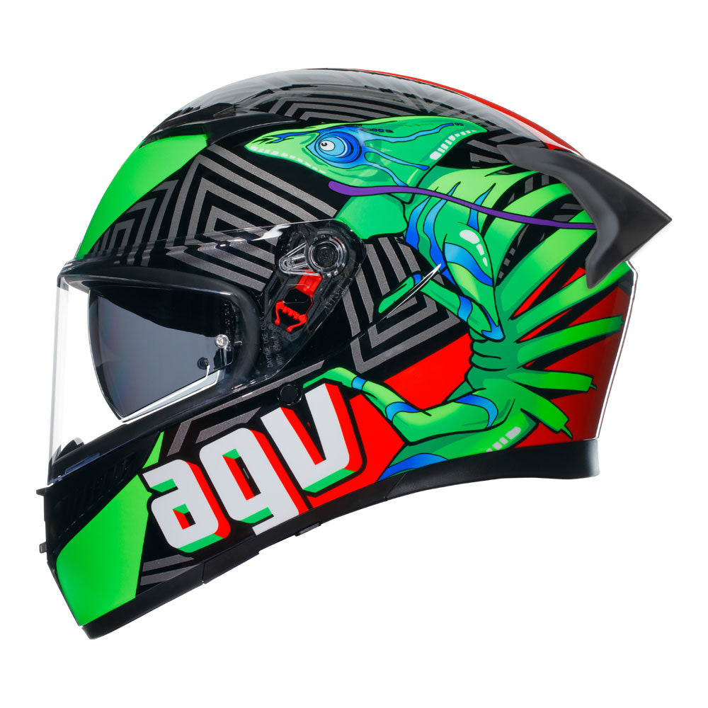 AGV K3 Kamaleon Black/Red/Green XL