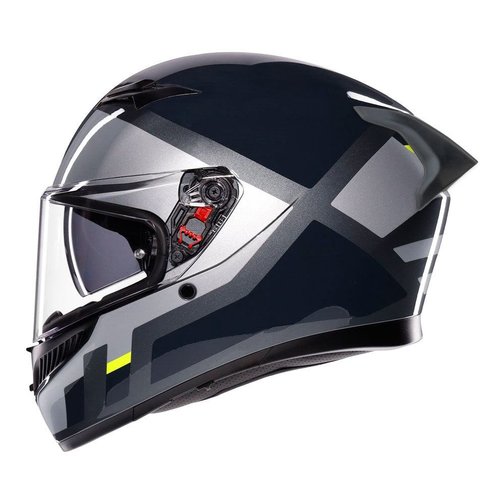 AGV K3 Shade Grey/Fluro Yellow S