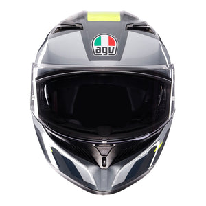 AGV K3 Shade Grey/Fluro Yellow 2XL
