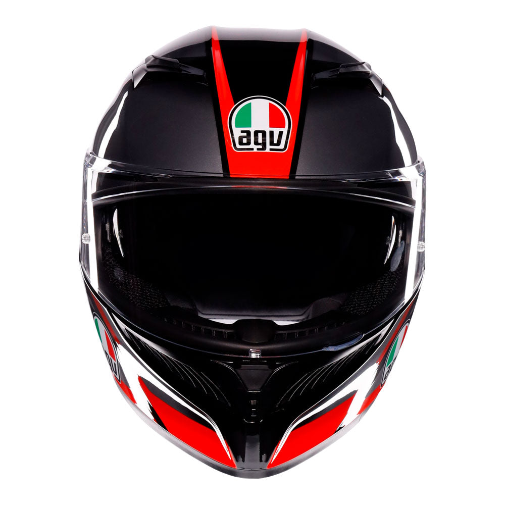 AGV K3 Striga Matt Black/Grey/Red M