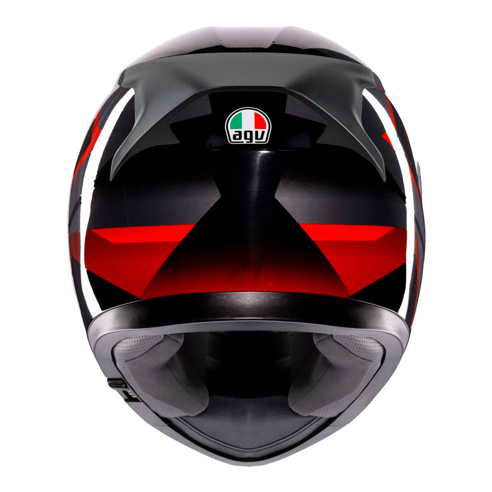 AGV K3 Striga Matt Black/Grey/Red L