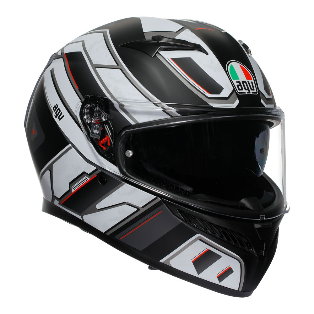 AGV K3 Rivia Matt Black/White M
