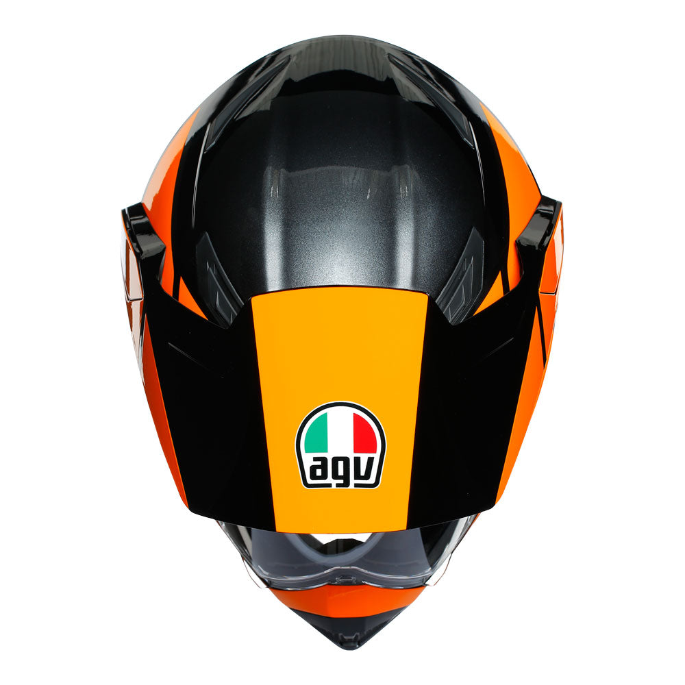 AGV AX9 Trail Gunmetal/Orange L*