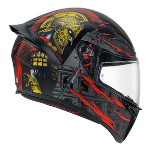 AGV K1 S Gladiator Matt Black/Gold/Red XS
