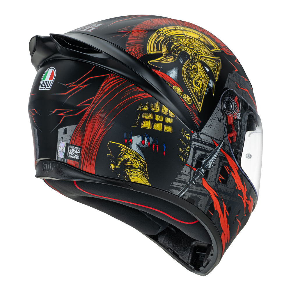 AGV K1 S Gladiator Matt Black/Gold/Red XS