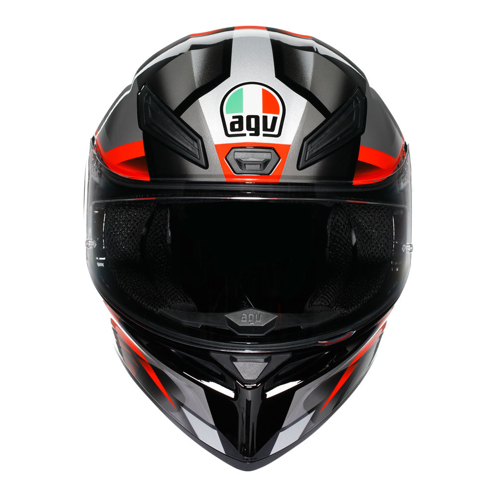 AGV K1 S Fastlap Black/Grey/Red S