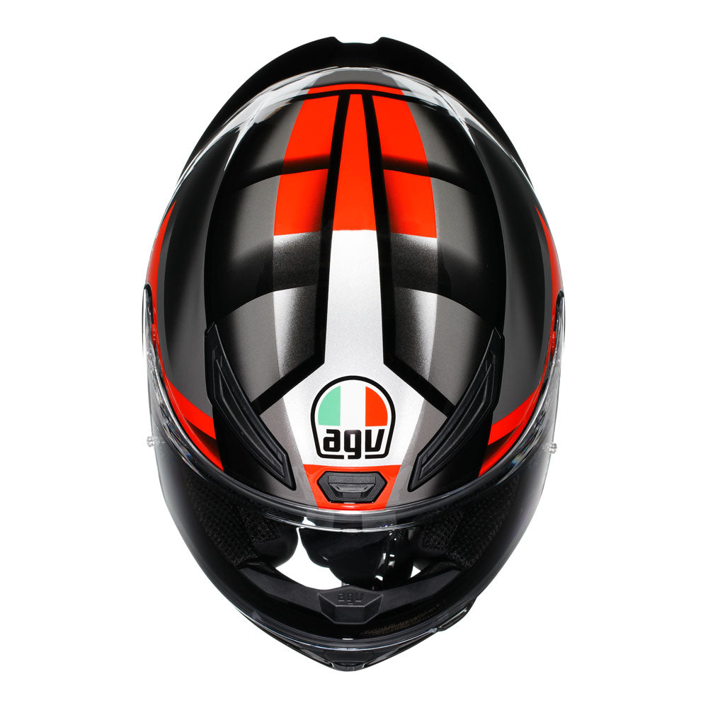 AGV K1 S Fastlap Black/Grey/Red L