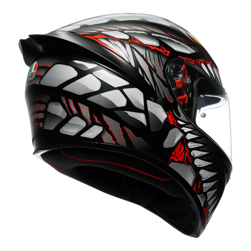 AGV K1 S Lyzard Black/Grey/Red L