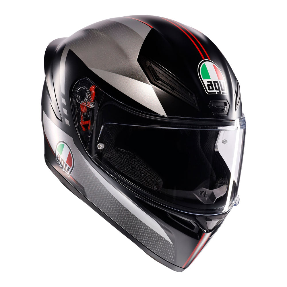 AGV K1 S Lap Matt Black/Grey/Red XS