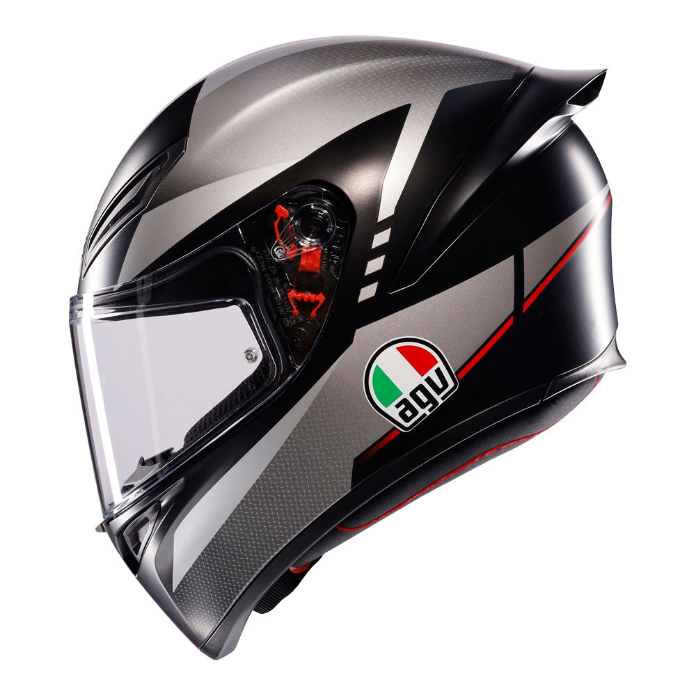 AGV K1 S Lap Matt Black/Grey/Red XS