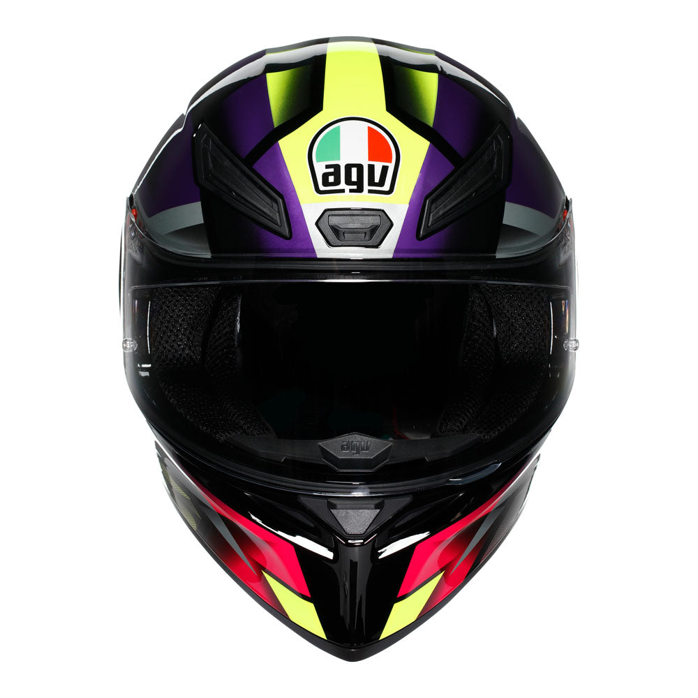 AGV K1 S Fastlap Black/Purple/Pink S