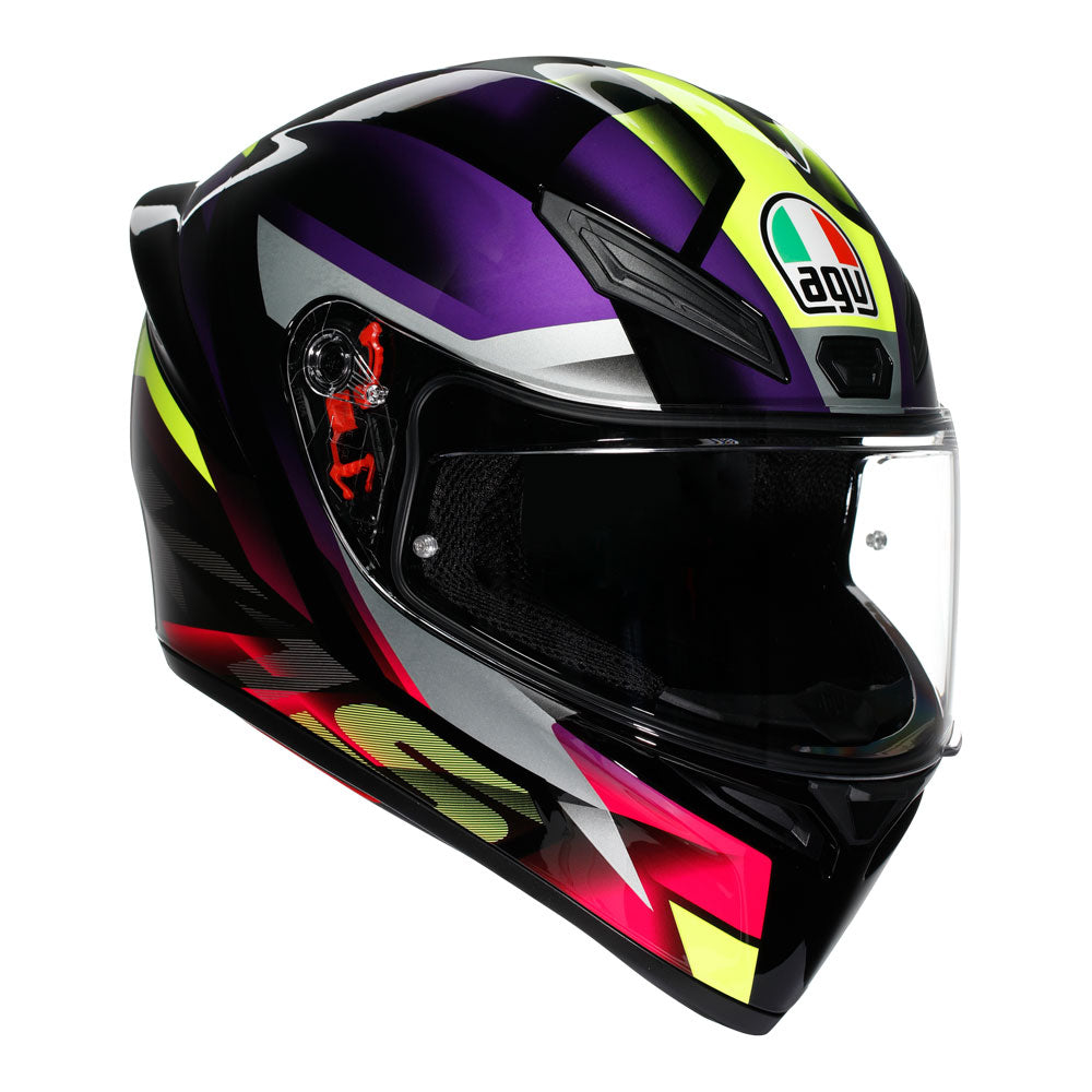 AGV K1 S Fastlap Black/Purple/Pink XL