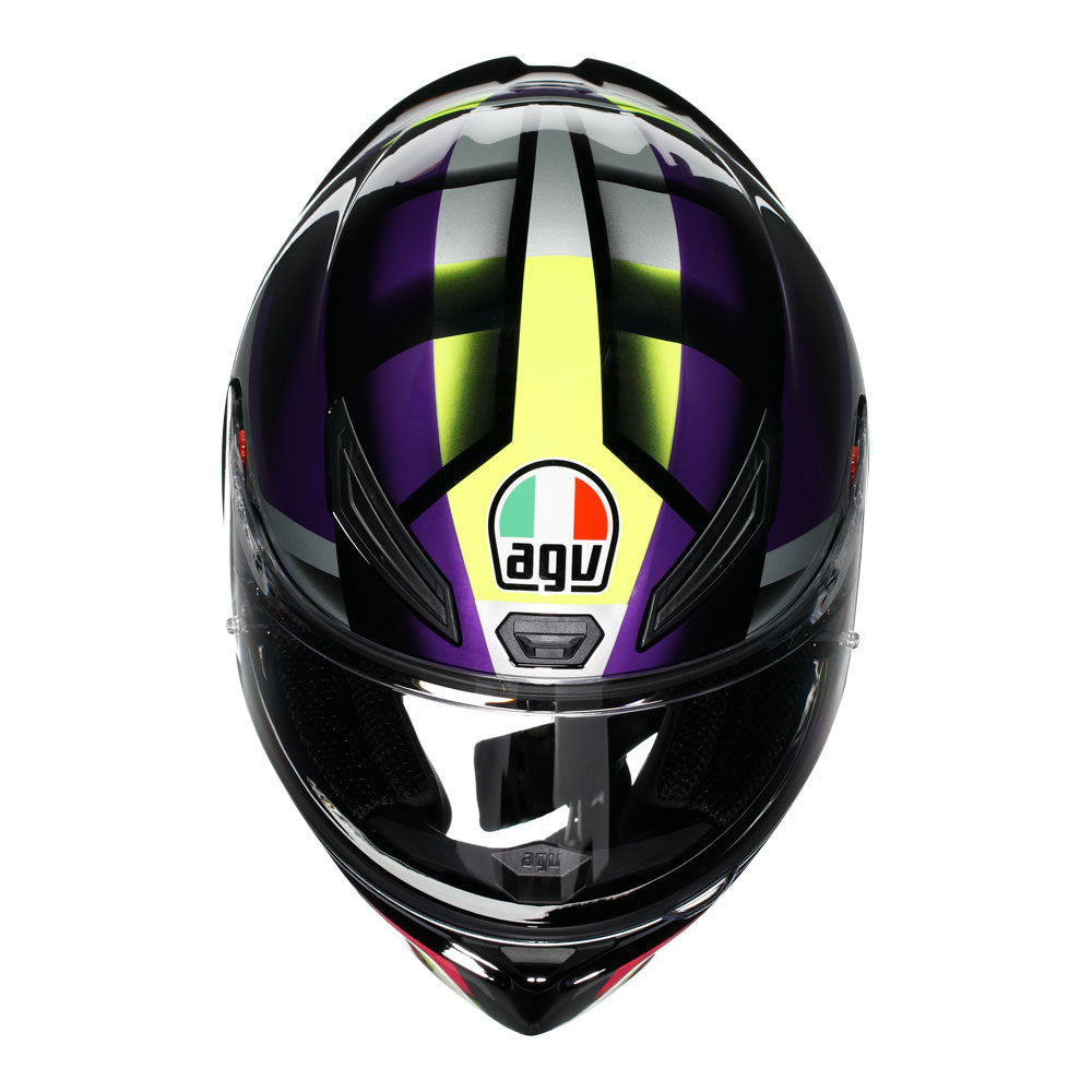 AGV K1 S Fastlap Black/Purple/Pink XL