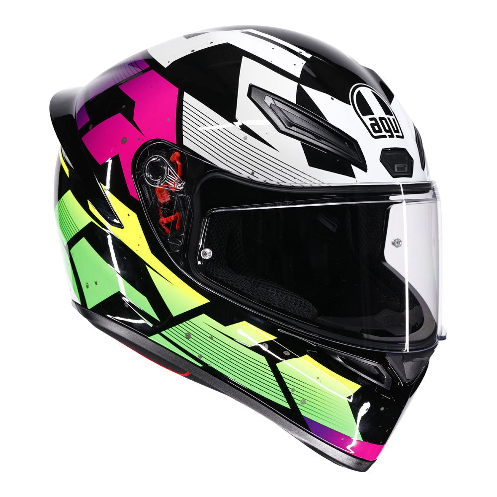 AGV K1 S Punkpulse Black/Purple/Lime S