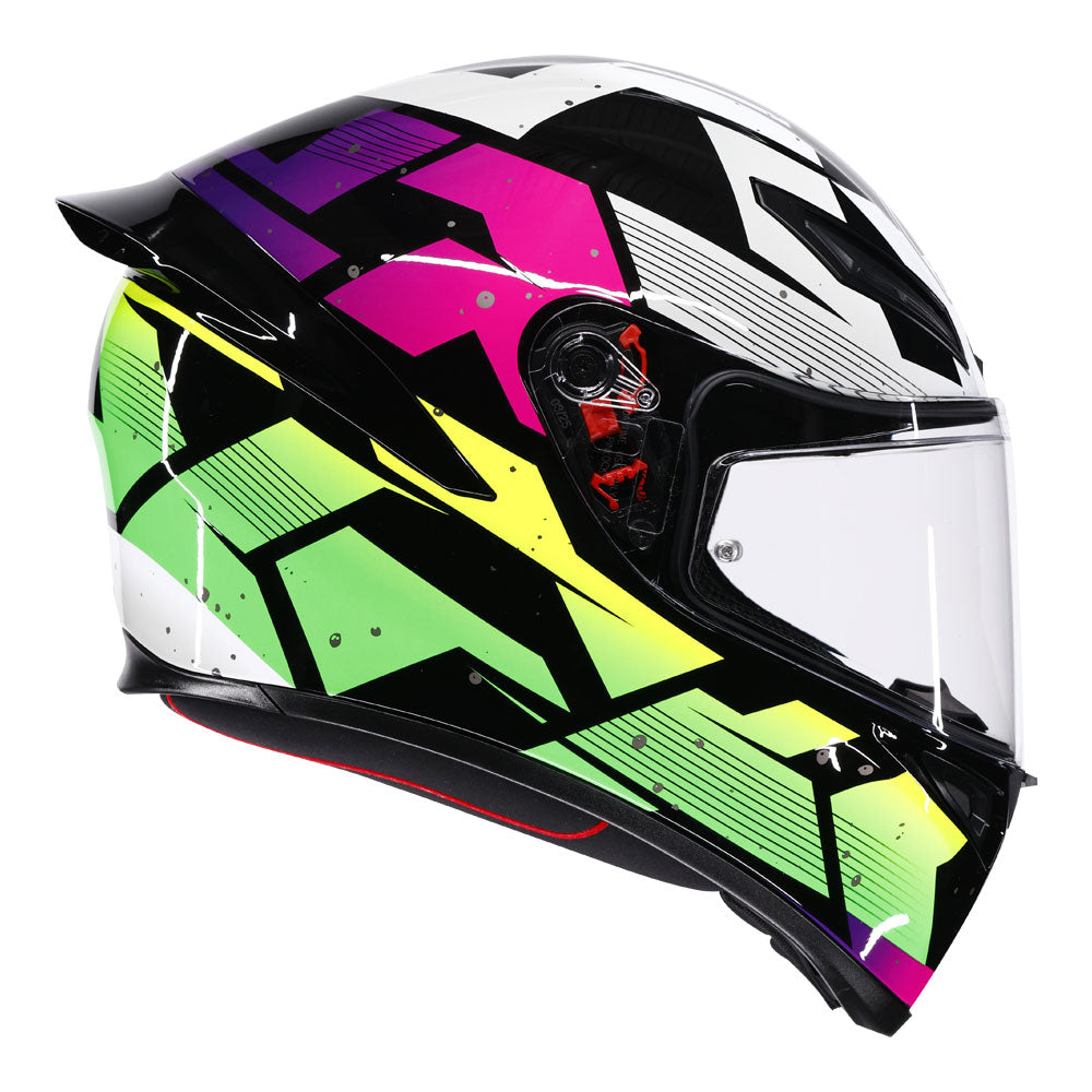 AGV K1 S Punkpulse Black/Purple/Lime S