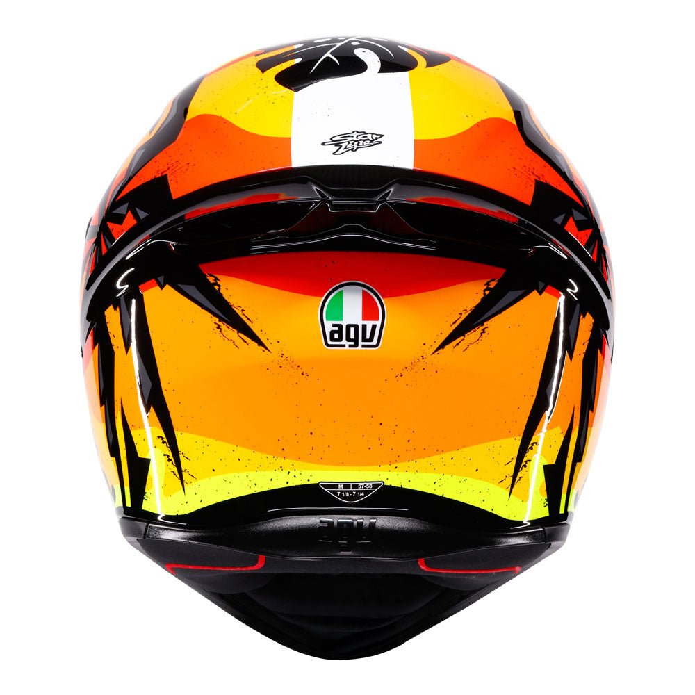 AGV K1 S Tropicrush Black/Orange L