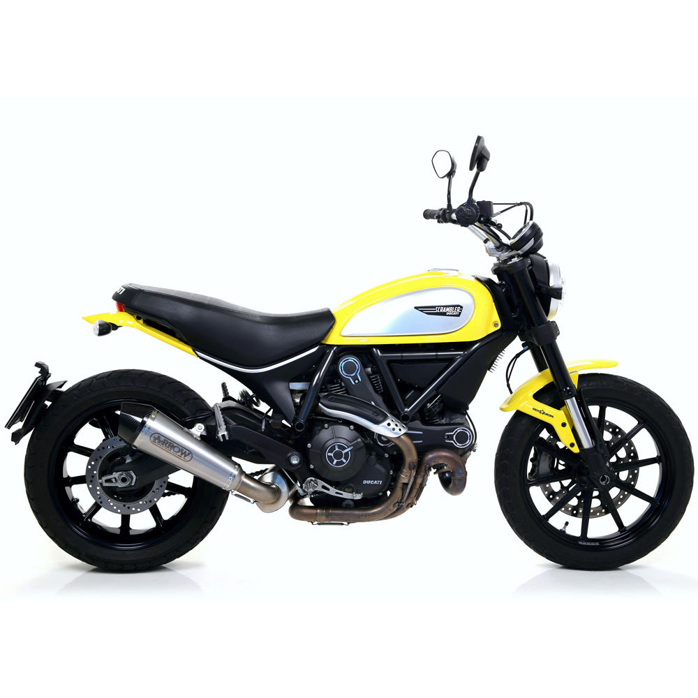 ARROW DUC Silencer X-Kone Nichrom Silver with CF End Cap