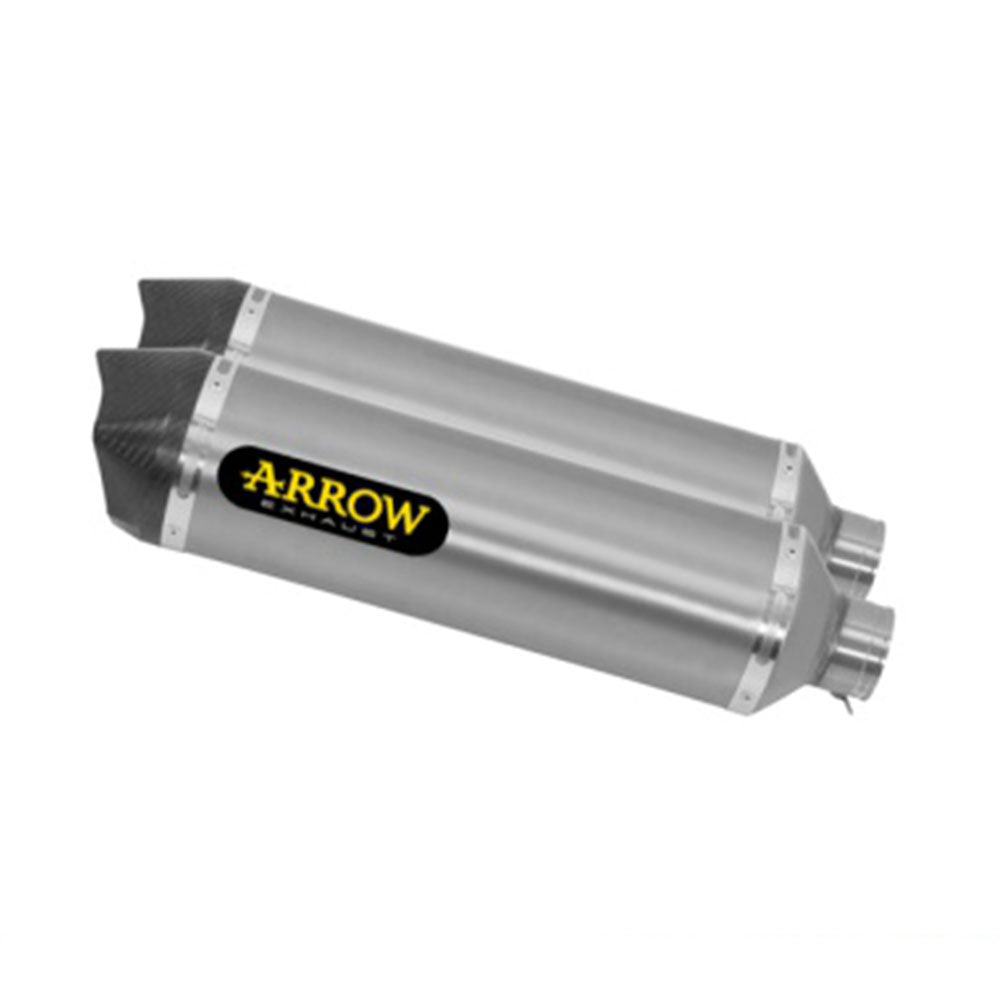ARROW KTM Silencer Set Race-Tech Alu Silver with CF End Cap