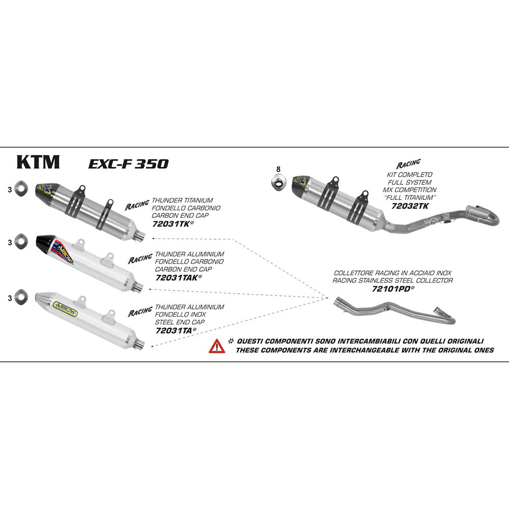 ARROW KTM Collector Racing Stainless Steel