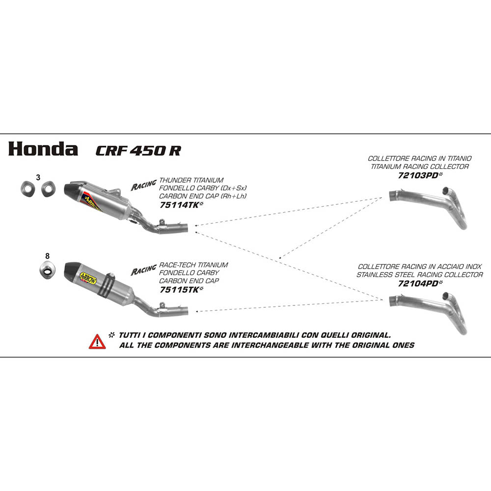 ARROW HON Collector Racing Stainless Steel